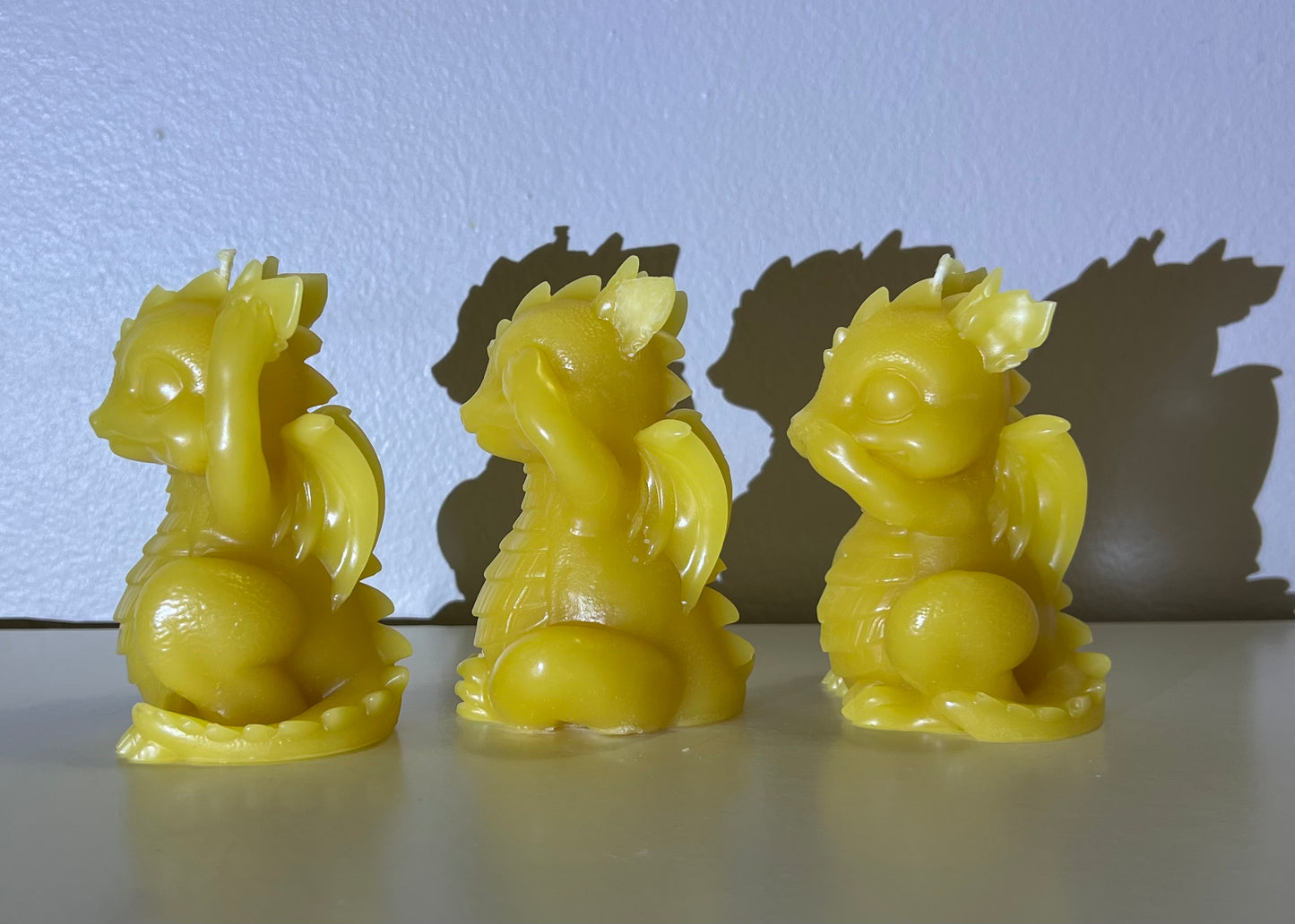 No Evil Dragons Beeswax Candle Set