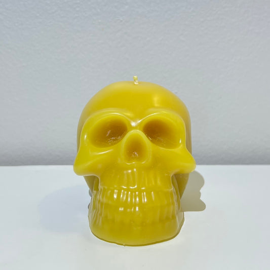 Skull Beeswax Candle