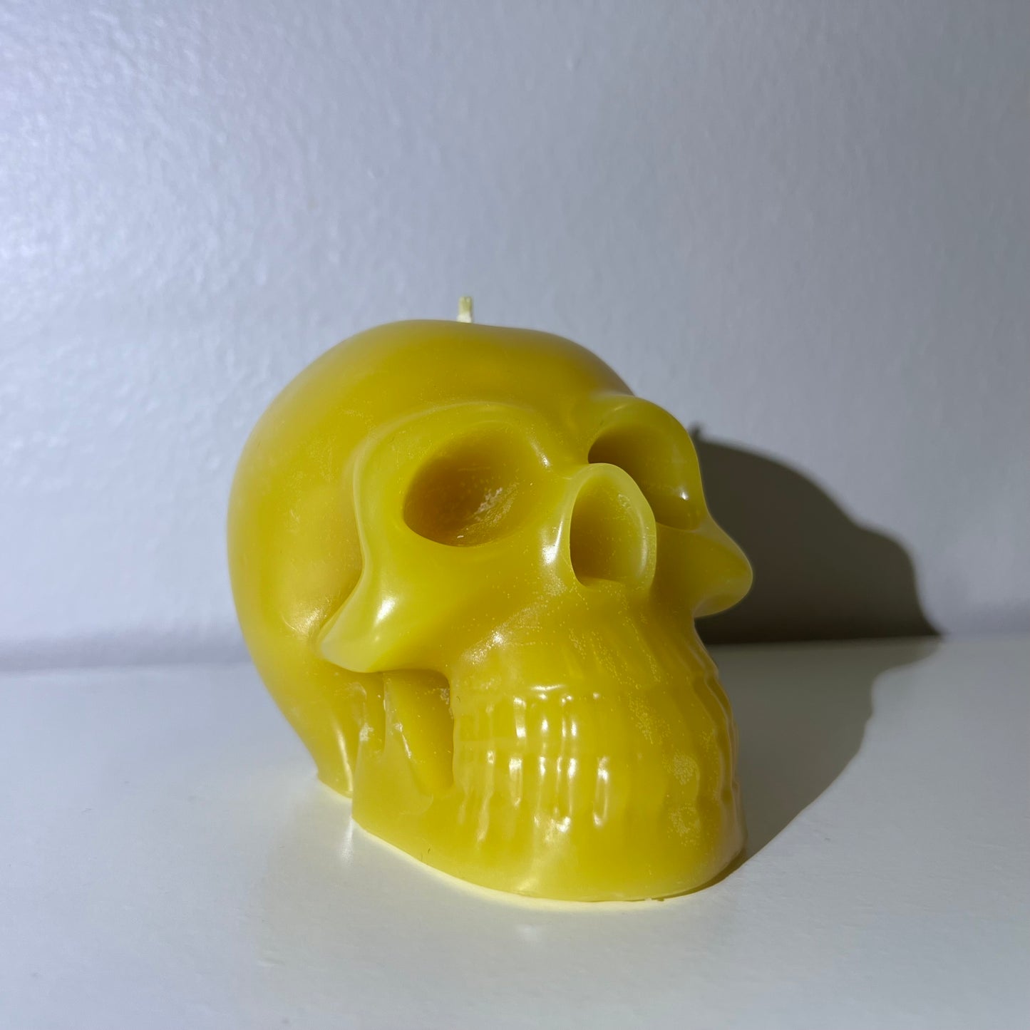 Skull Beeswax Candle
