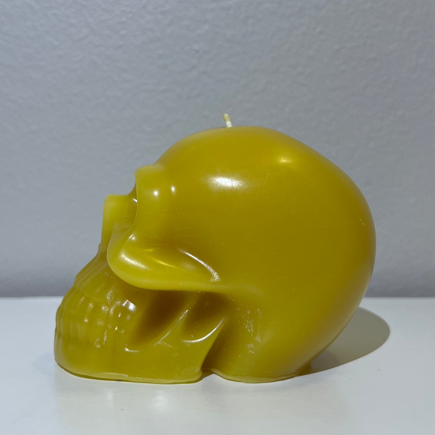 Skull Beeswax Candle