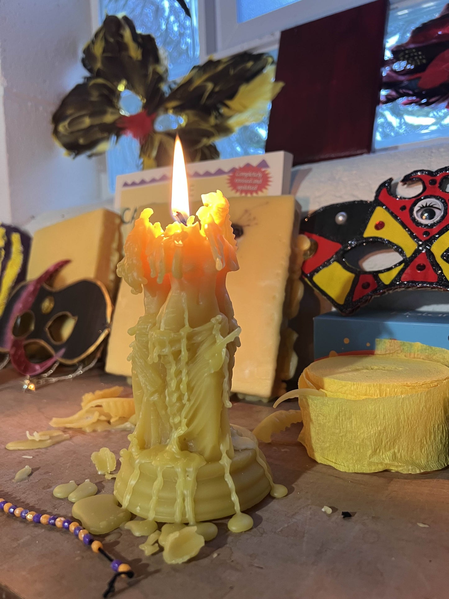 Trimorphos Goddess Candle